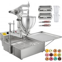 VEVOR Máquina de Hacer Rosquillas 9L Manual Mini para Usar Comercial Maquina de donas