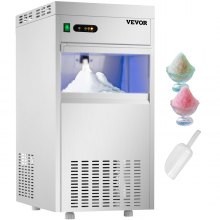 VEVOR Maquina De Hielo Fabricador De Hielo Máquina para Hacer Hielo 200 Lbs Máquina de Hacer Hielo de Encimera 580 W