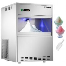 VEVOR Maquina De Hielo Fabricador De Hielo Máquina para Hacer Hielo 88 Lbs Máquina de Hacer Hielo de Encimera 380 W