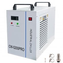 Enfriador industrial VEVOR, enfriador de agua industrial CW5200, capacidad de enfriamiento de 1700 W, agua de enfriamiento de c