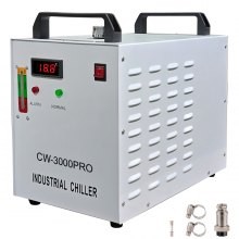 Enfriador industrial VEVOR, enfriador de agua industrial 110V CW-3000, capacidad de enfriamiento de 50W, agua de enfriamiento d