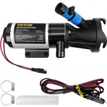 Bomba maceradora VEVOR RV, bombas de residuos de agua autocebantes de 12 V 12 GPM con conector RV y manguera, altura de elevaci