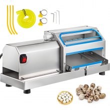 VEVOR Máquina peladora de huevos de codorniz 60KG/H Peladora de huevos de codorniz 25W Peladora de huevos de codorniz Máquina p